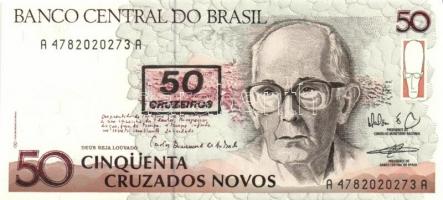 Brazília 21 db klf modern bankjegy T:1