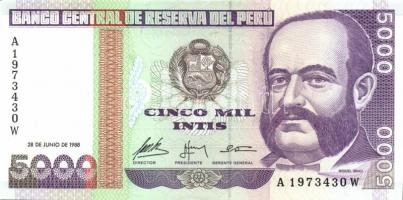 Peru 7 db klf modern bankjegy T:1