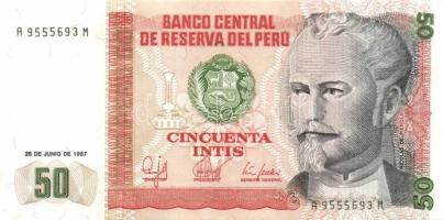 Peru 7 db klf modern bankjegy T:1