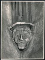 cca 1930 Abaújnádasd, templom, 3 db fotó, 17,5×23,5 cm