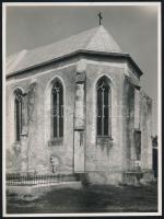 cca 1930 Abaújnádasd, templom, 3 db fotó, 17,5×23,5 cm