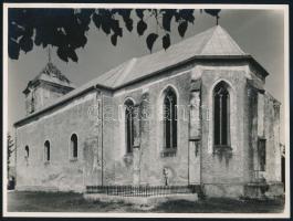 cca 1930 Abaújnádasd, templom, 3 db fotó, 17,5×23,5 cm