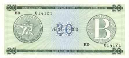 Kuba 8 db klf modern bankjegy T:1