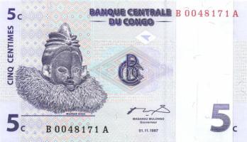 Kongó 8 db klf modern bankjegy T:1