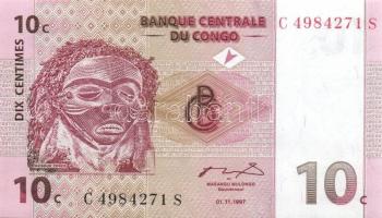 Kongó 8 db klf modern bankjegy T:1
