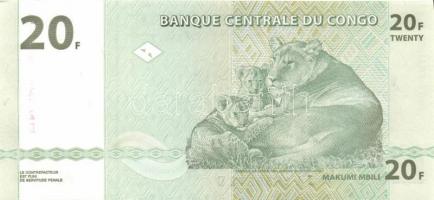 Kongó 8 db klf modern bankjegy T:1