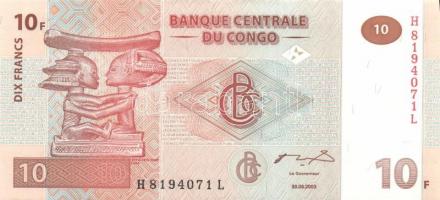 Kongó 8 db klf modern bankjegy T:1