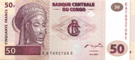 Kongó 8 db klf modern bankjegy T:1