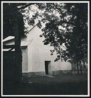 cca 1930 Körtvélyes, görög katolikus templom, 2 db részletfotó, 17,5×18,5 cm
