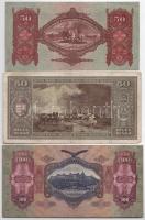 1930-1945. 5P-100P (7xklf) T:III,III- közte szép papír, folt, kis szakadás, fakult nyomat