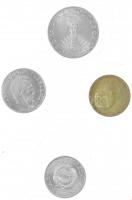 1980. 2f-10Ft (9xklf) forgalmi sor, "Magyar Népköztársaság - forgalmi érméi" feliratú barn...