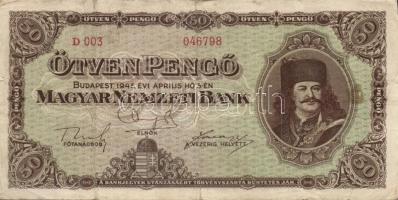 1945. 50P (10x) T:III,III/IV