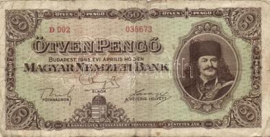 1945. 50P (10x) T:III,III/IV