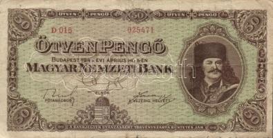 1945. 50P (10x) T:III,III/IV