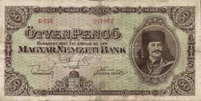 1945. 50P (10x) T:III,III/IV