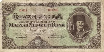 1945. 50P (10x) T:III,III/IV