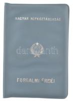 1981. 2f-10Ft (9xklf) forgalmi sor, "Magyar Népköztársaság - forgalmi érméi" feliratú mére...