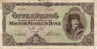 1945. 50P (10x) T:III,III/IV