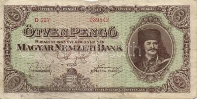 1945. 50P (10x) T:III,III/IV