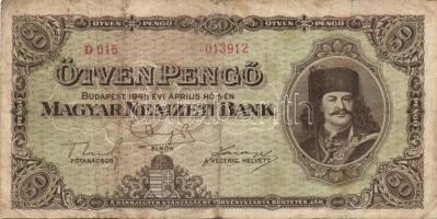 1945. 50P (10x) T:III,III/IV