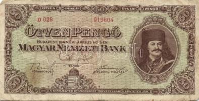 1945. 50P (10x) T:III,III/IV