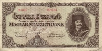 1945. 50P (10x) T:III,III/IV