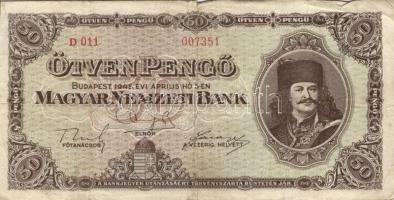 1945. 50P (10x) T:III,III/IV