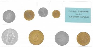 1992. 1Ft-200Ft (8xklf) érmés forgalmi sor lezárt fóliatokban T:1 / Hungary 1992. 1 Forint - 200 For...