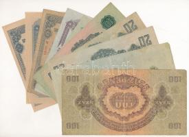 1944. 1P-100P (10x) "A Vöröshadsereg Parancsnoksága" T:III,III-