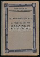 Prammer, Ignatz - Kappelmacher, Alfred: C. Iuli Caesaris Commentarii de Bello Gallico. [Julius Caesar feljegyzései a gall háborúról]. Mit einem Anhang Das römische Kriegswesen in Cäsars gallischen Kämpfen von Ernst Kalinka. Wien-Leipzig, (1928), Hölder-Pichler-Tempsky A.G. Fekete-fehér és színes képtáblákkal, térképekkel illusztrálva. Német nyelven. Kiadói félvászon-kötés, kissé sérült borítóval.