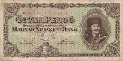 1945. 50P (10x) T:III,III/IV