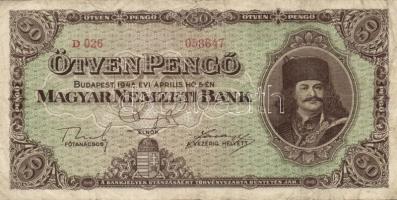 1945. 50P (10x) T:III,III/IV