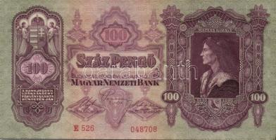 1930. 100P (22x) T:II+ többségében alig látható hajlással!