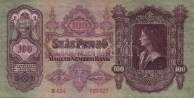 1930. 100P (22x) T:II+ többségében alig látható hajlással!