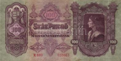 1930. 100P (22x) T:II+ többségében alig látható hajlással!