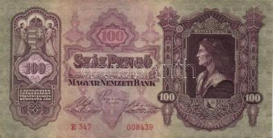 1930. 100P (22x) T:II+ többségében alig látható hajlással!