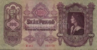 1930. 100P (22x) T:II+ többségében alig látható hajlással!