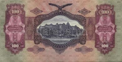 1930. 100P (22x) T:II+ többségében alig látható hajlással!