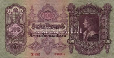 1930. 100P (22x) T:II+ többségében alig látható hajlással!