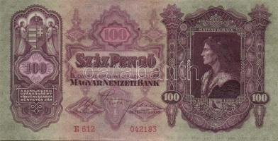 1930. 100P (22x) T:II+ többségében alig látható hajlással!