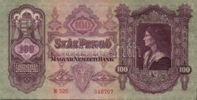 1930. 100P (22x) T:II+ többségében alig látható hajlással!