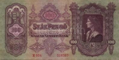 1930. 100P (22x) T:II+ többségében alig látható hajlással!