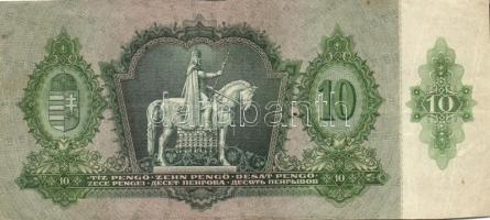 1936. 10P "*"-gal (3x) mindegyikben erős papírráncokkal T:II+,II