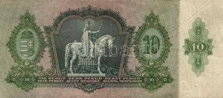 1936. 10P "*"-gal (3x) mindegyikben erős papírráncokkal T:II+,II