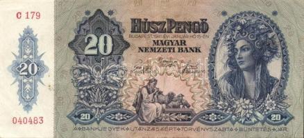 1932-1942. 10P (1x), 20P (6x), 50P (3x) összesen 10 db T:II+ mindegyik alig látható hajlással!