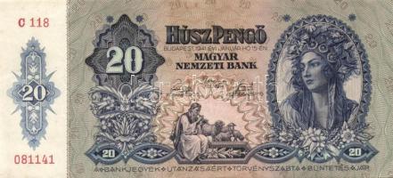 1932-1942. 10P (1x), 20P (6x), 50P (3x) összesen 10 db T:II+ mindegyik alig látható hajlással!