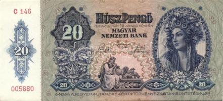 1932-1942. 10P (1x), 20P (6x), 50P (3x) összesen 10 db T:II+ mindegyik alig látható hajlással!