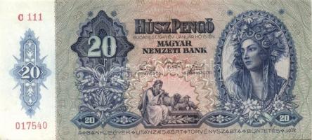 1932-1942. 10P (1x), 20P (6x), 50P (3x) összesen 10 db T:II+ mindegyik alig látható hajlással!