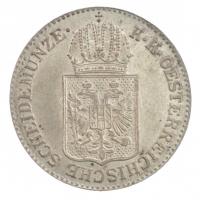 Ausztria 1849A 6kr Ag T:1- kis anyaghiba Austria 1849A 6 Kreuzer Ag C:AU small metal error Krause KM...