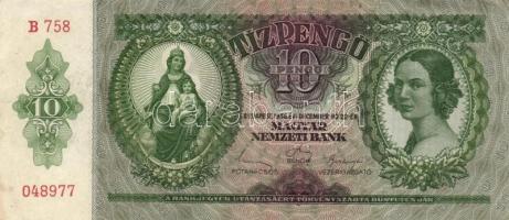 1936. 10P (15x) T:II+,II többsége alig látható hajlással!